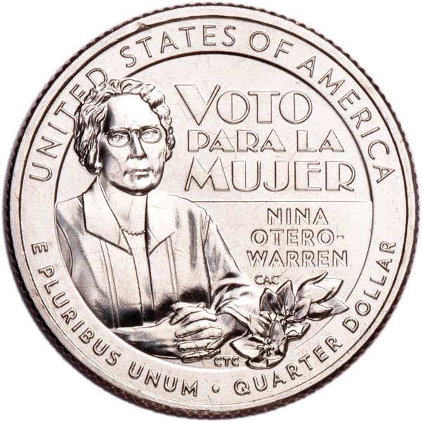 2022-D Nina Otero-Warren U.S. Women Quarter