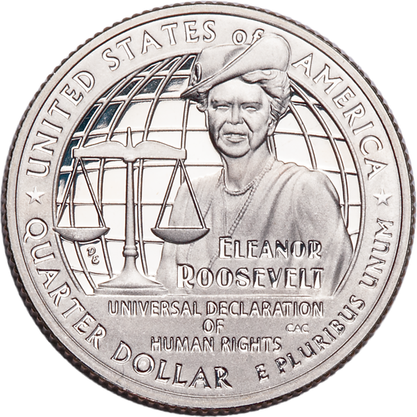 2023-S 99.9% Silver Eleanor Roosevelt U.S. Women Quarter