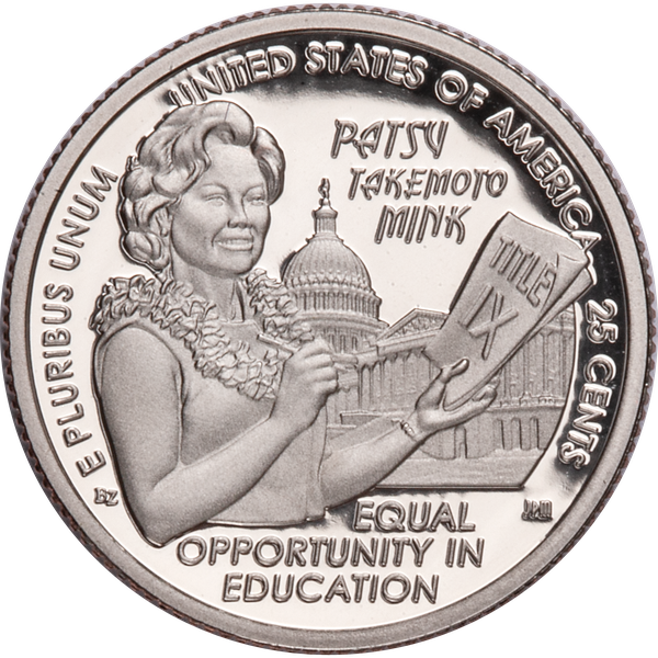 2024-S Patsy Takemoto Mink U.S. Women Quarter | Littleton Coin Company