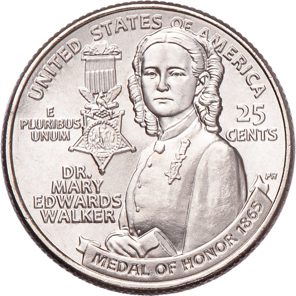 2024 Dr. Mary Edwards Walker U.S. Women Quarter design