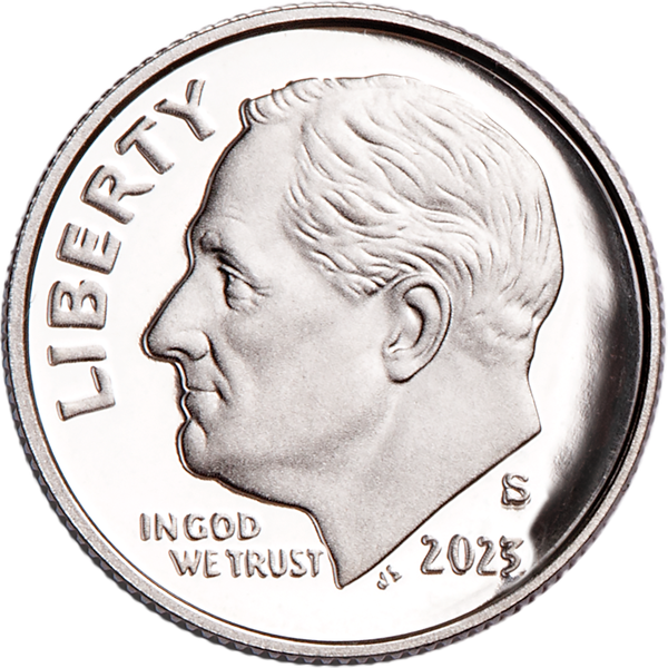 2023-S 99.9% Silver Roosevelt Dime
