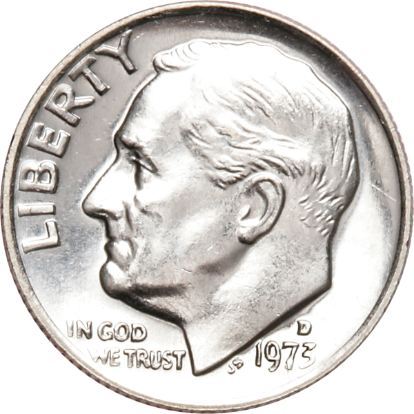 1973-D Roosevelt Dime