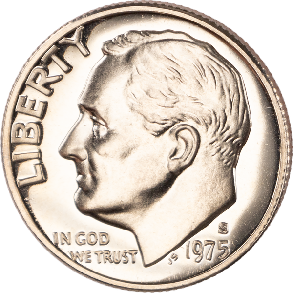 1975-S Roosevelt Dime PR63