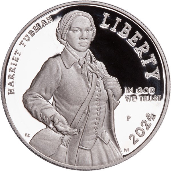 2024-P Harriet Tubman Commemorative Silver Dollar