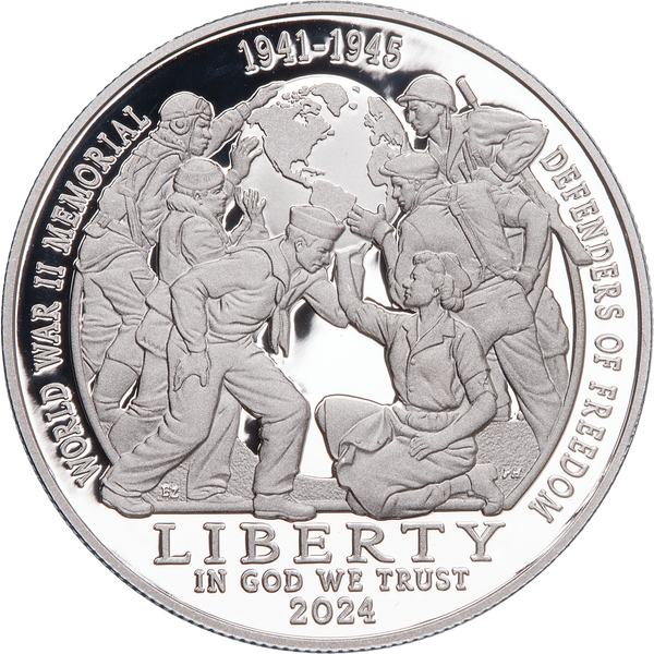 2024-P Greatest Generation Commemorative Silver Dollar
