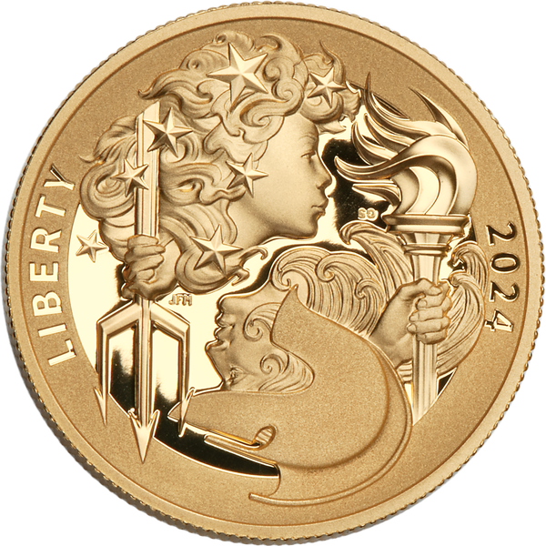 2024-W $100 Gold American Liberty & Britannia Coin