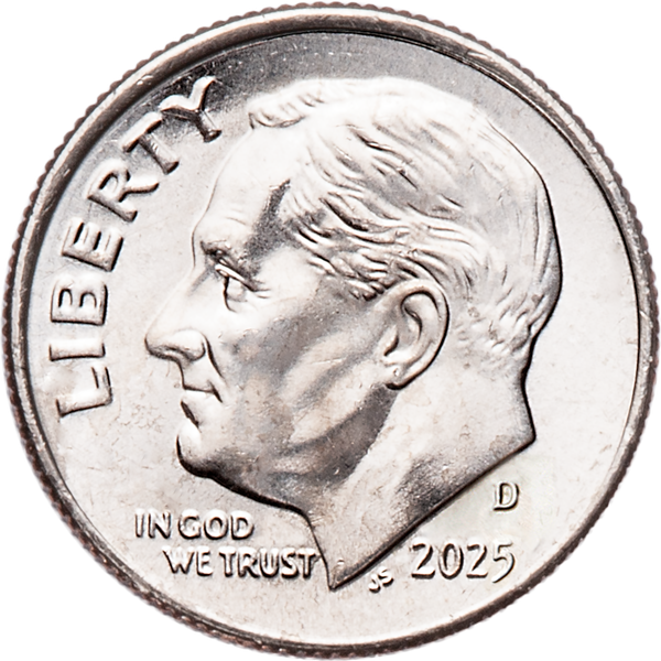 2025-D Roosevelt Dime