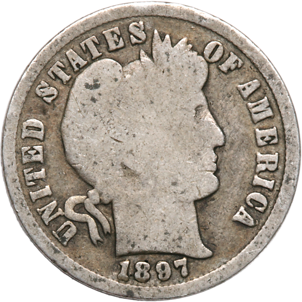 専門店では 1897 Barber Company Coin Littleton | Dime Silver コレクション