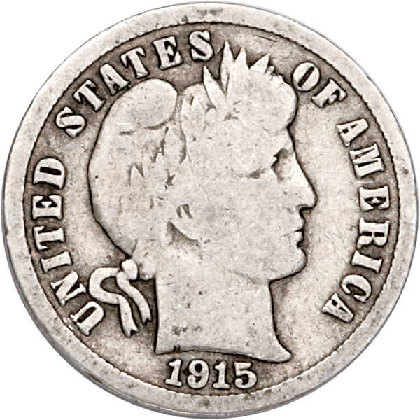1915 Barber Silver Dime CIRC | Littleton Coin Company