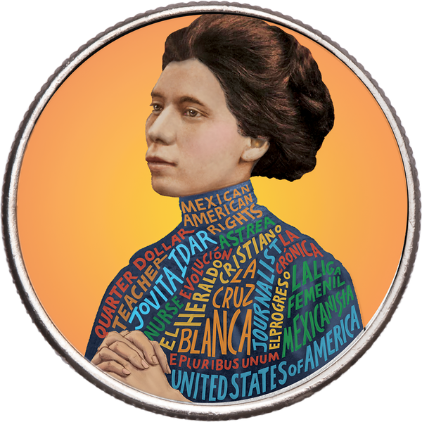 2023 Colorized Jovita Idar U.S. Women Quarter
