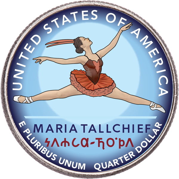 2023 Colorized Maria Tallchief U.S. Women Quarter