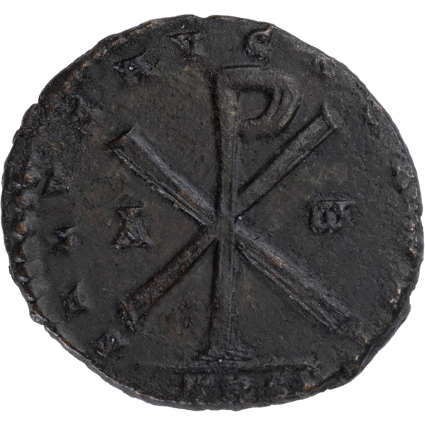 A.D. 337-361 Constantius II Chi-Rho Bronze Centenionalis