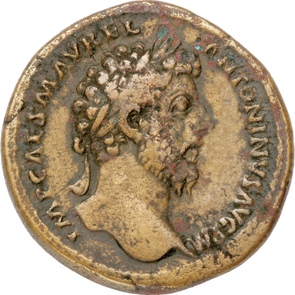 A.D. 161-180 Marcus Aurelius Bronze Sestertius