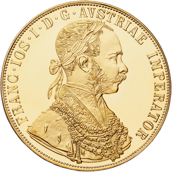 1915 Austria Gold 4 Ducat Re-strike