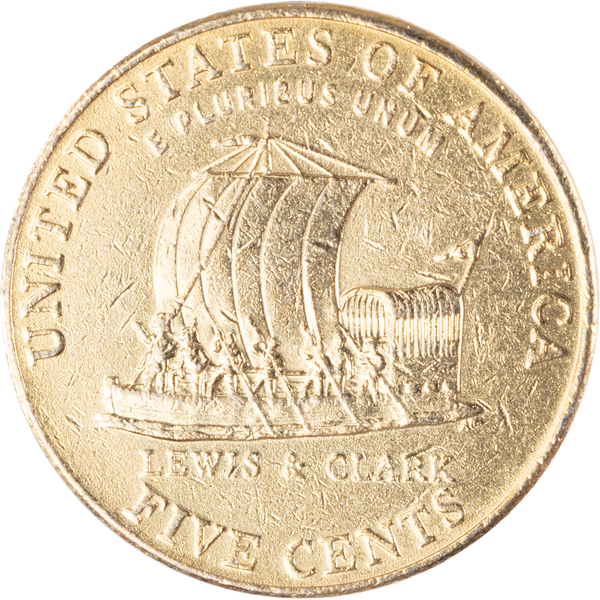 値下げレアUSAシェイプ美品rustyBaliSingleグッドサイズ5’10 2004 Gold-Plated Jefferson Keelboat Nickel | Littleton Coin Company