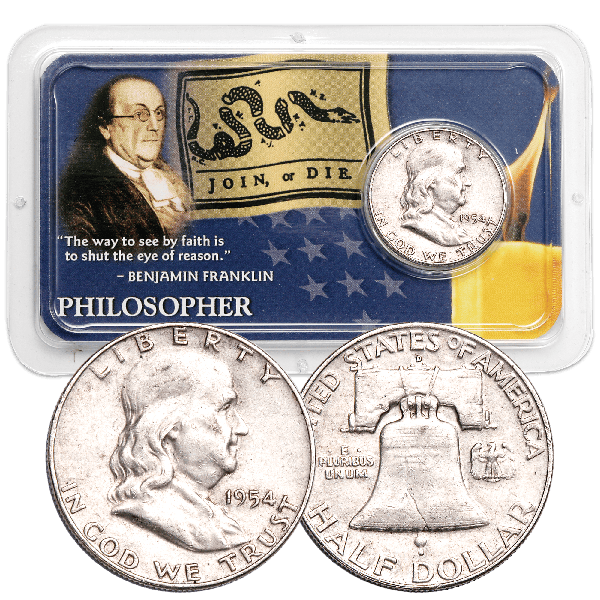 Franklin Half Dollar Showpak - The Philosopher | Littleton Coin