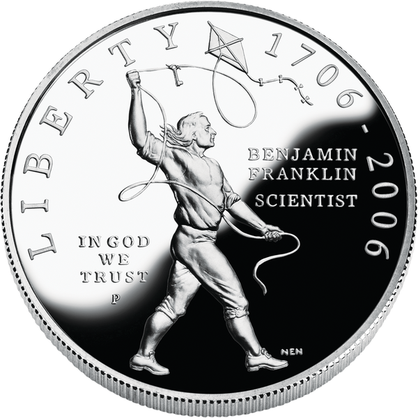 2006-P Benjamin Franklin 'Scientist' Silver Dollar | Littleton