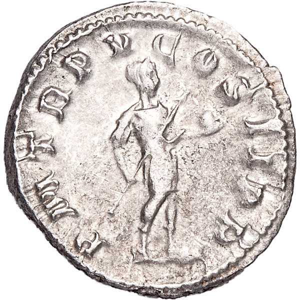 A.D. 238-244 Gordian III Silver Antoninianus, Extra Fine Plus