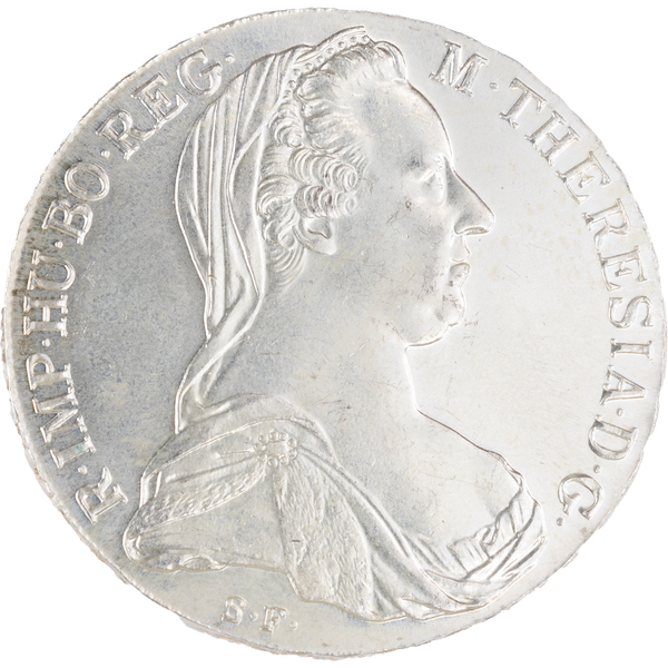 1780 Maria Theresa Silver Thaler, Restrike