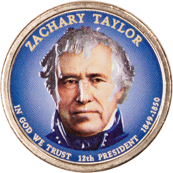 2009 Colorized Zachary Taylor Presidential Dollar