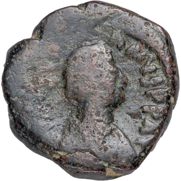 A.D. 527-565 Justinian I Copper Half Follis