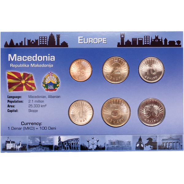 Macedonia Coins in Custom Holder