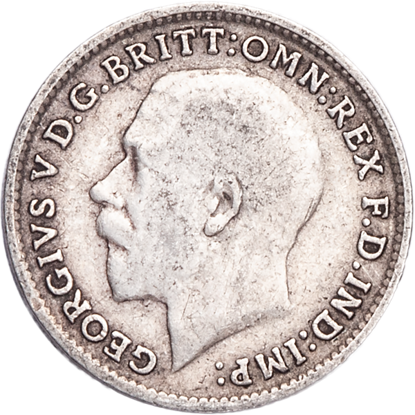 1911-1920 Great Britain Silver 3 Pence