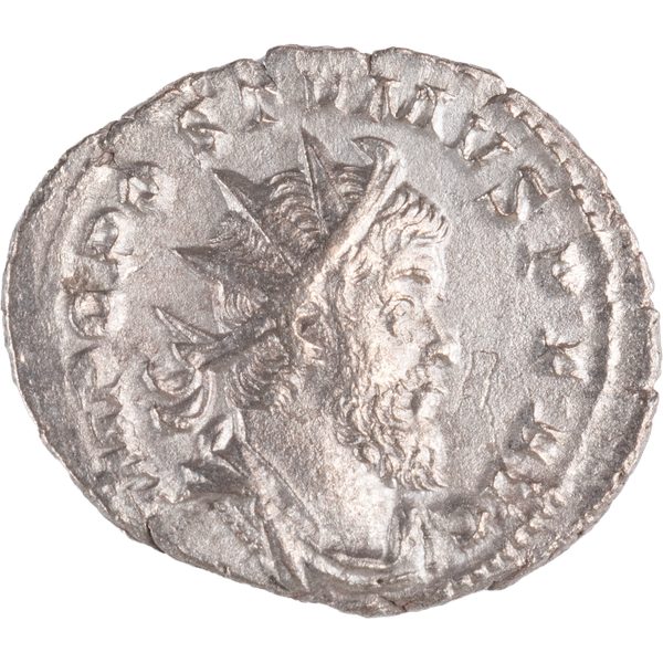 A.D. 260-269 Postumus Silver Antoninianus, Hercules Reverse