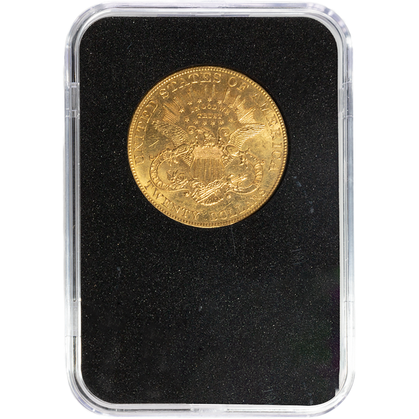 希少サイズ DUALVIEW アンゴラ100％ ダッフルコート ゴールド金具 1877-1907 Gold $20 Liberty Head in Holder | Littleton Coin