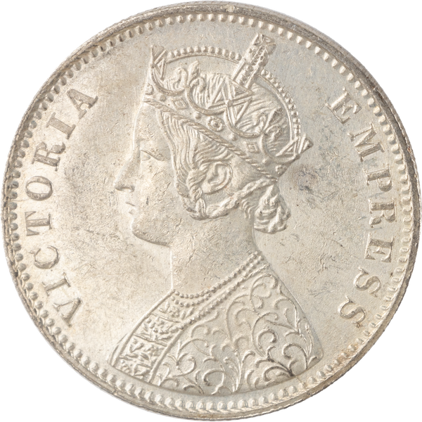 1877-1901 Victoria India Silver Rupee