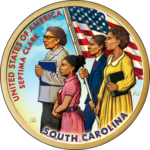 2020 Colorized South Carolina U.S. Innovation Dollar