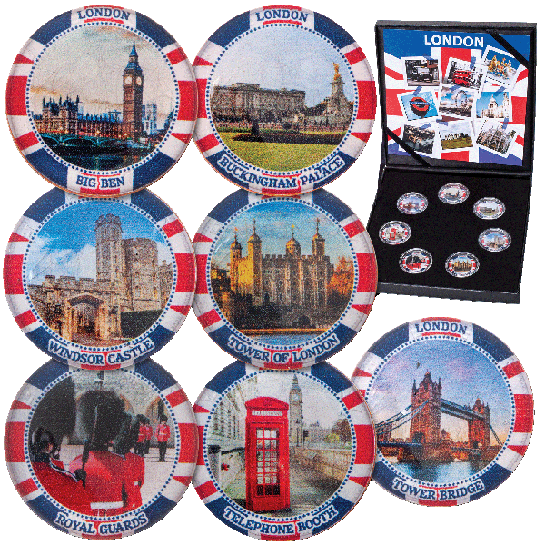 World Cities Colorized Coin Collection London |LittletonCoin