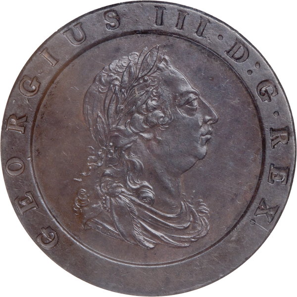 1797 Great Britain Two-Pence Cartwheel