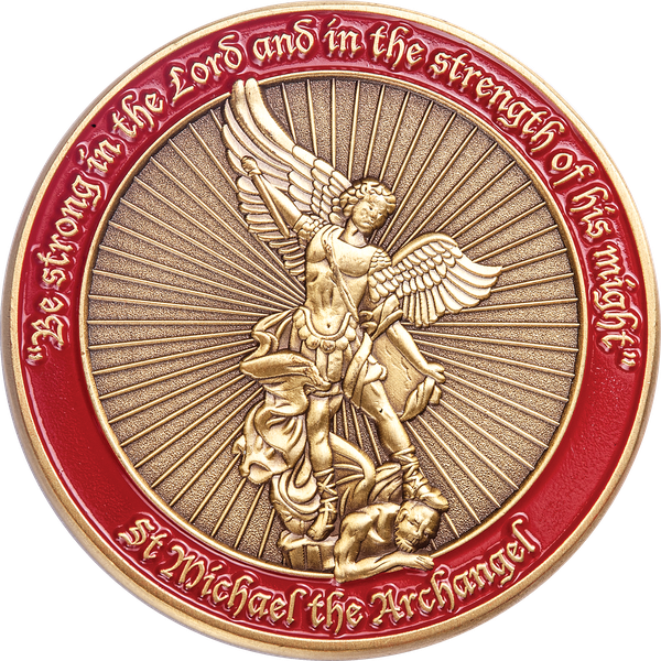 Saint Michael Challenge Coin