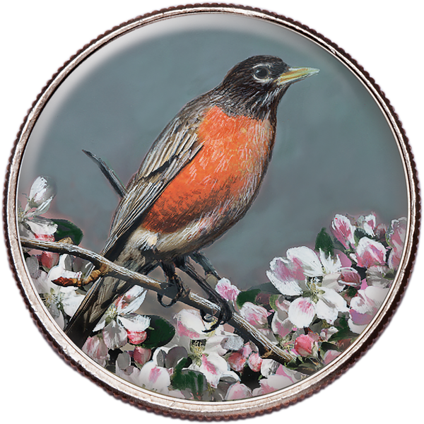 50 State Birds & Flowers - Michigan | Littleton Coin Company