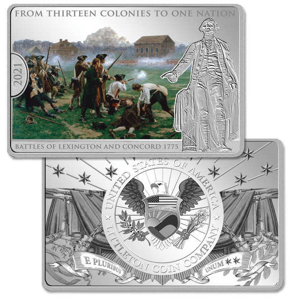 2021 Battle Lexington Silver-Plated Copper Bar|LittletonCoin