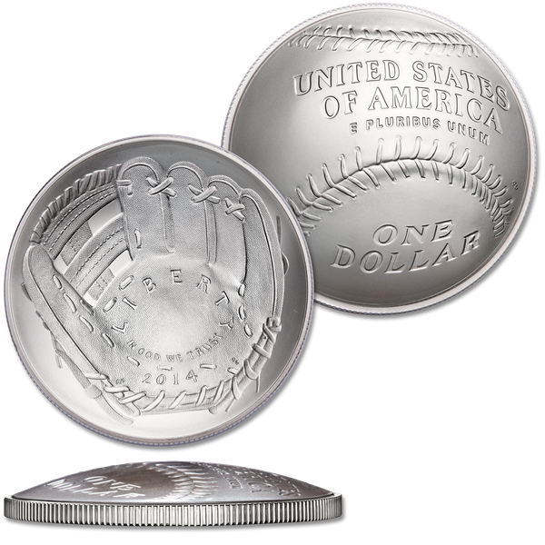 2014 National Baseball Hall of Fame Silver Dollar