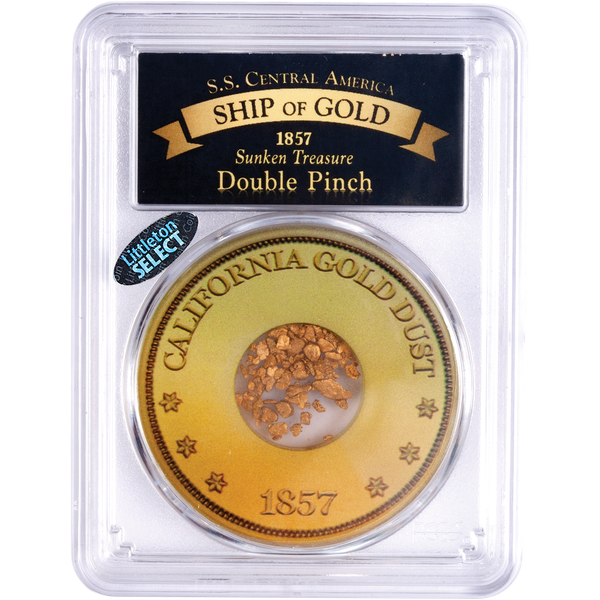 Gold Double Pinch from the SS Central America