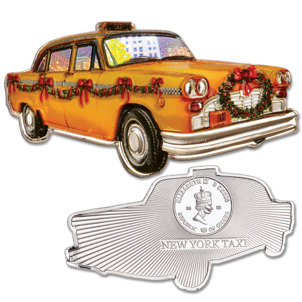2022 Ghana 2 Cedis NY Christmas Cab
