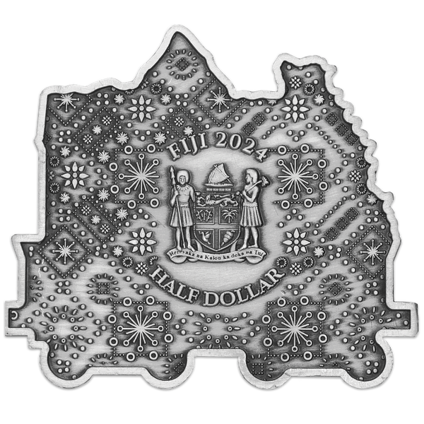 2024 Fiji Half Dollar Festive Elves Car for Santa Express Train