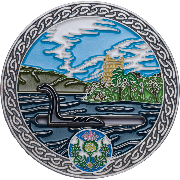 Loch Ness Monster Moveable Medal