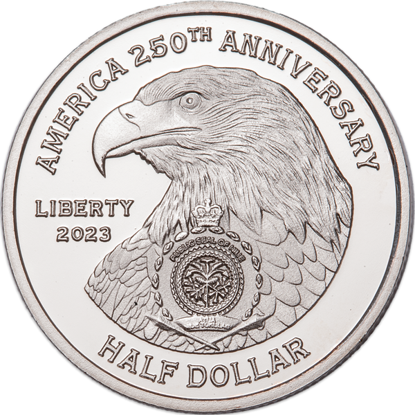 America 250th Niue Half Dollar Give me Liberty or Give me Death
