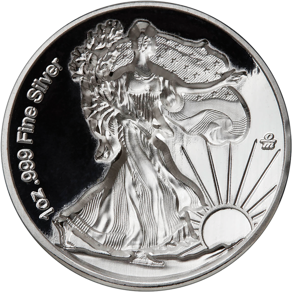 Walking Liberty Curved 1 oz. Silver Round | Littleton Coin