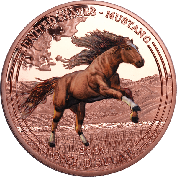 2023 Wild American Mustang Copper Dollar