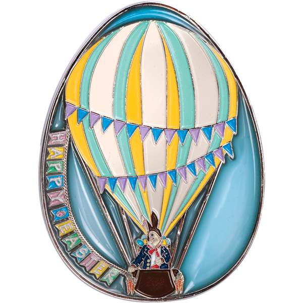 Happy Easter Hot Air Balloon Challenge Coin