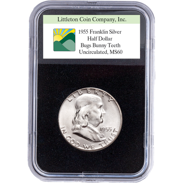 1955 Franklin "Bugs Bunny" Silver Half Dollar