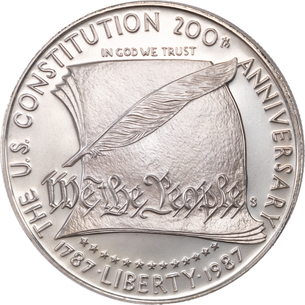 1987 U.S. Constitution Bicentennial Silver Dollar