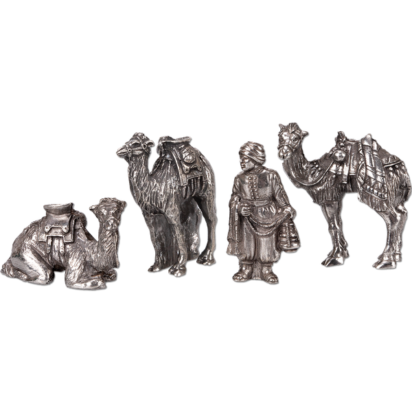 Pewter Nativity Camel Set