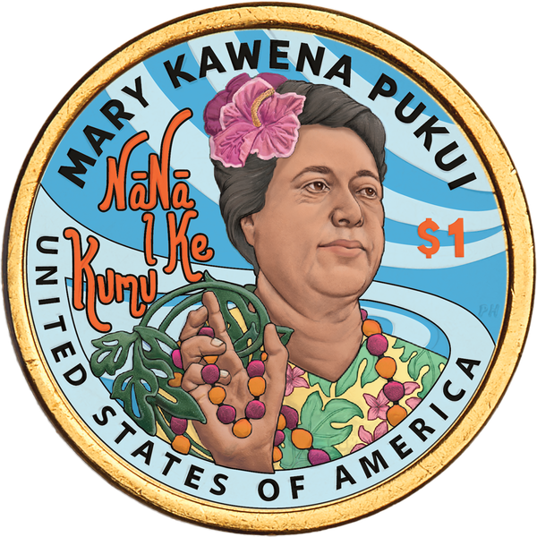 2025 Native American Dollar with Colorized Reverse | Littleton