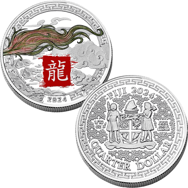 2024 Niue Silver Dragon Year Fractional Set | Littleton Coin
